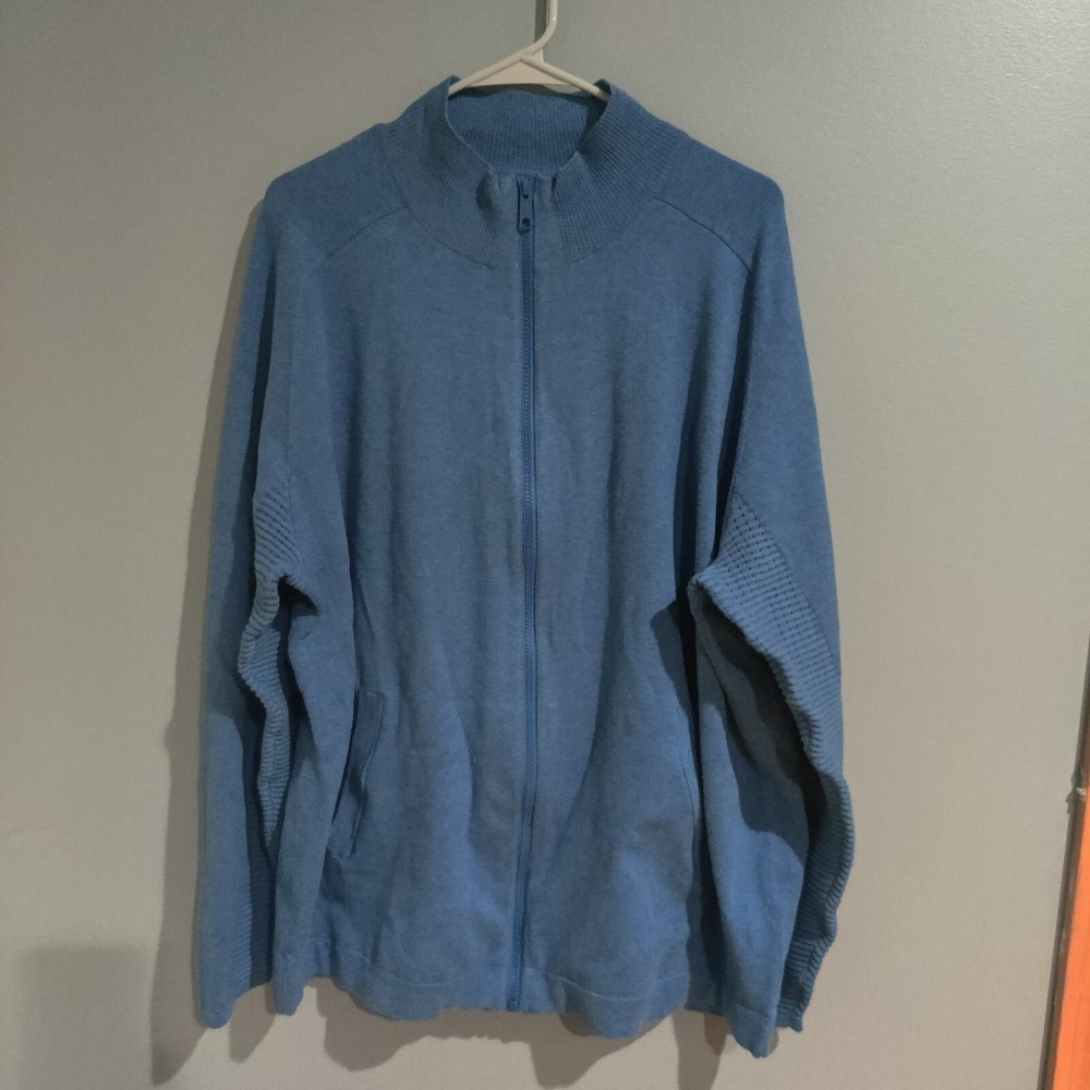 Duluth Trading Company Men's Blue Zip Up Size XL